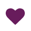 heart purple